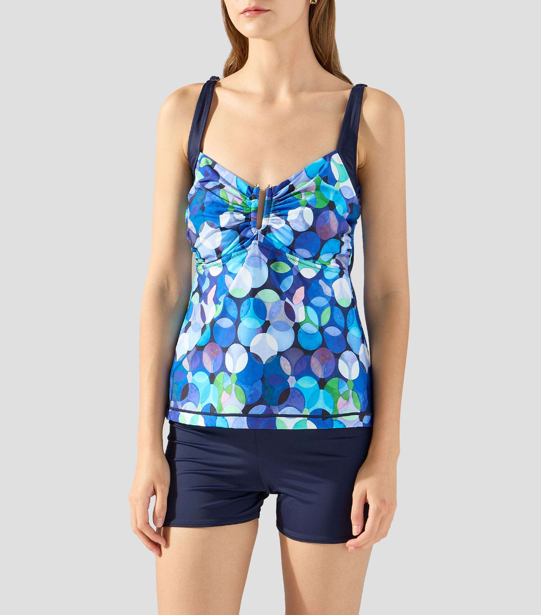 Tankini 2 piezas estampado Mujer